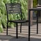 Flash Furniture Faux Teak Side Chairs with Gray Poly Slats 2PK 2-XU-DG-HW6036-GY-GG - alternate 7